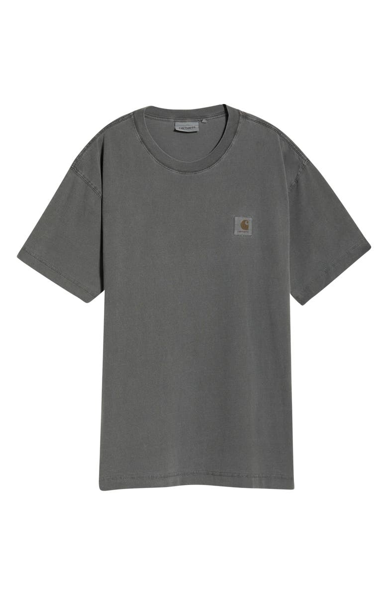 Carhartt Work In Progress Men's Nelson Oversize Logo Patch T-Shirt, Main, color, Black (Gar