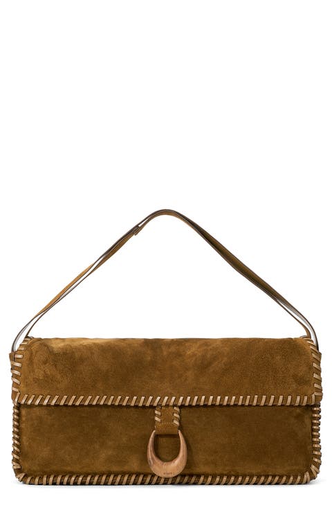 Harlow Leather Messenger Bag