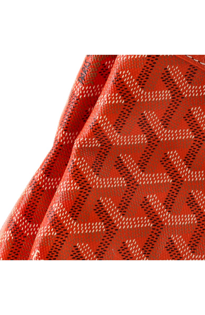 Pre-Owned Goyard Grenadine Hobo Coated Canvas with Leather, Alternate, color, Orange