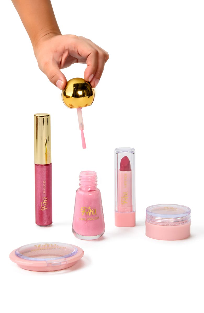 FAO Schwarz 12-Piece Makeup Surprise Kit Toy, Alternate, color, Light/ Pastel Pink