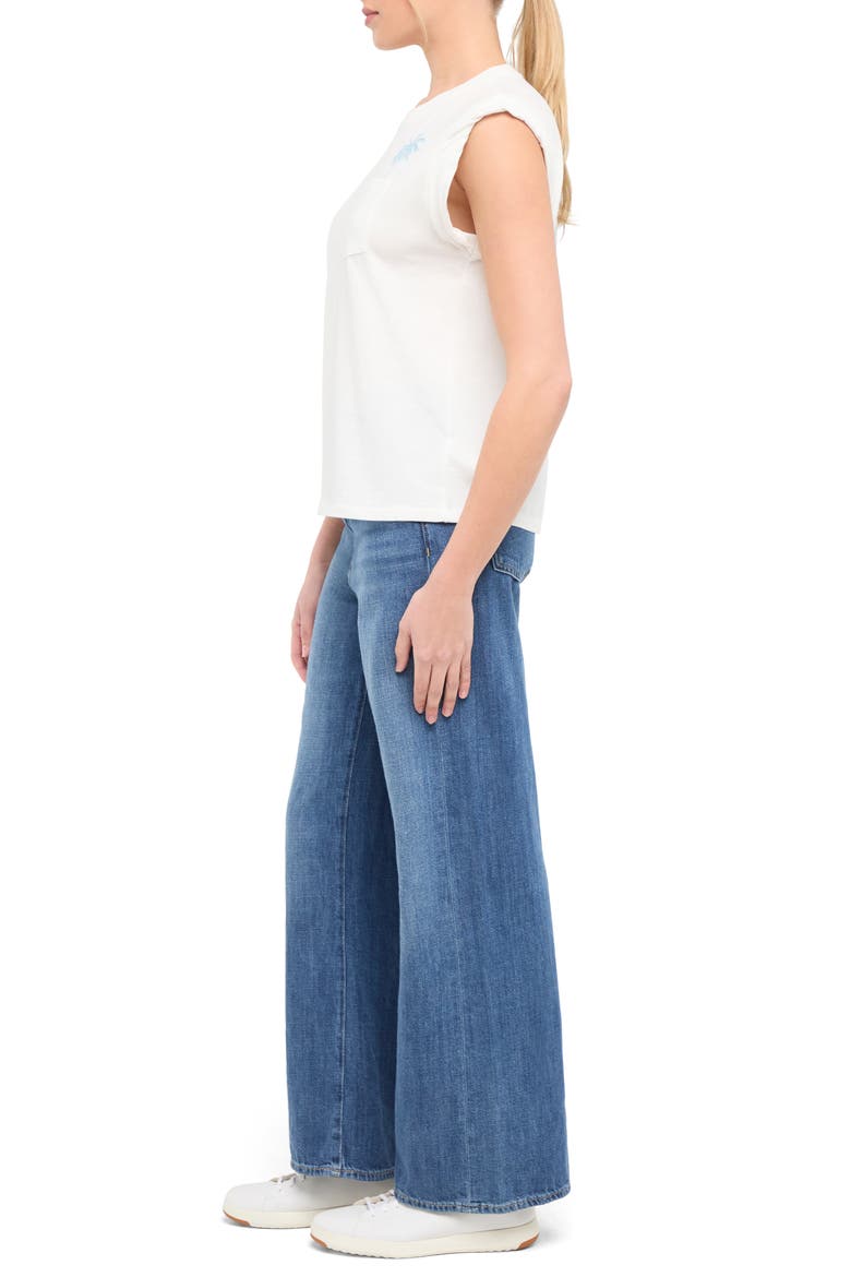 Annabelle Muscle Tee, Alternate, color, SNOW WHITE LAS PALMAS
