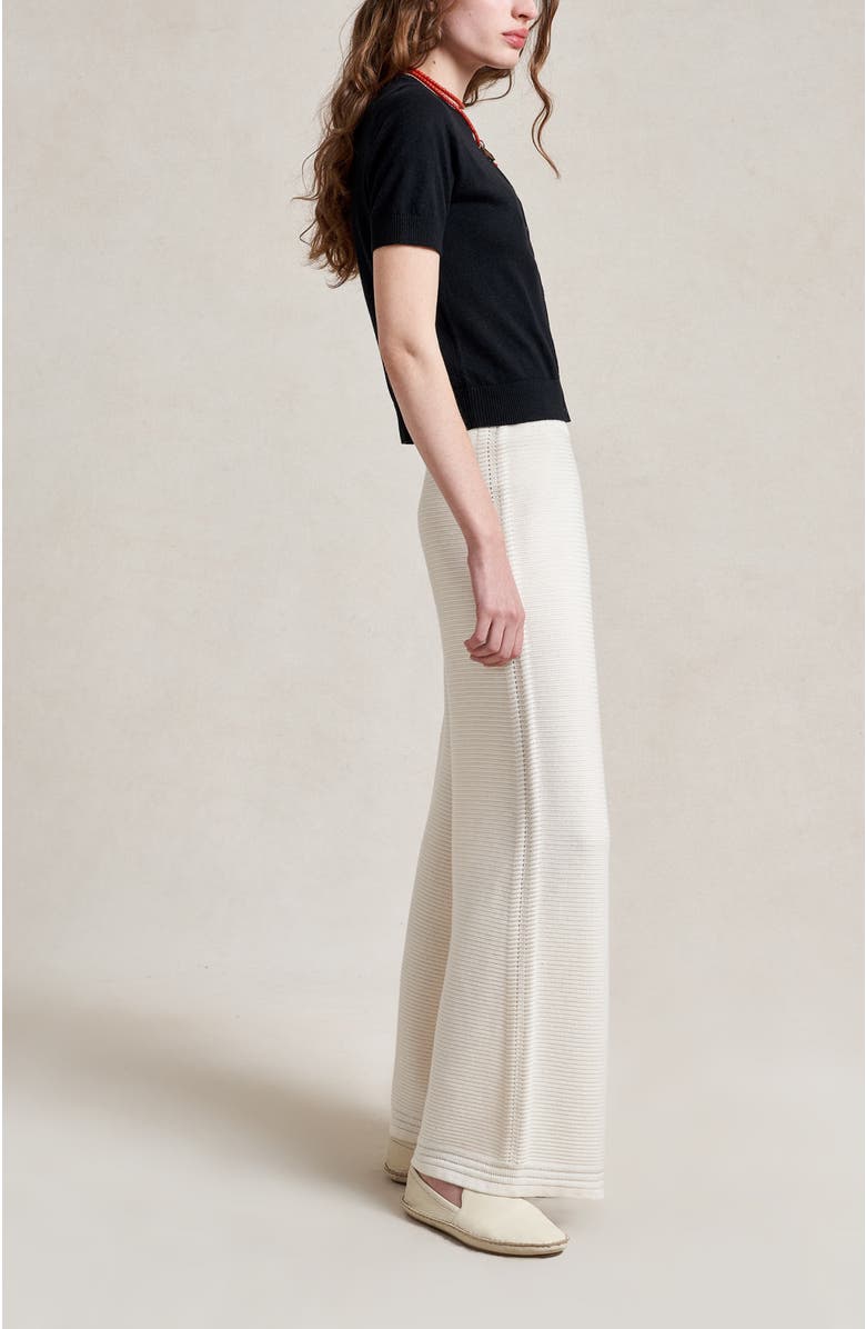 La Ligne Babs Pant, Alternate, color, Ivory