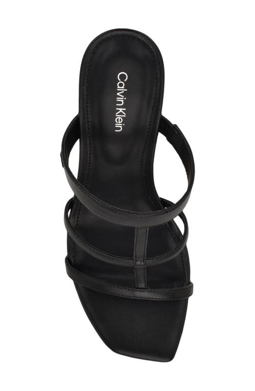 Calvin Klein Hiledy Caged Sandal In Black