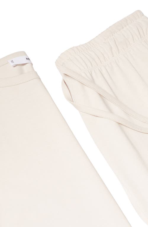 Shop Mango Cotton Knit Drawstring Pants