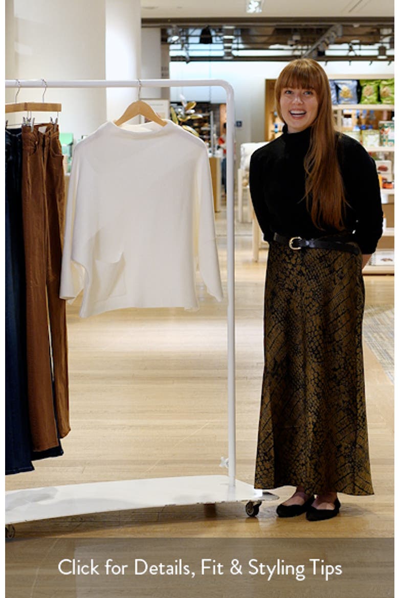 Funnel Neck Patch Pocket Sweater video