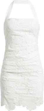 Delfi Collective Alva Lace Halter Minidress