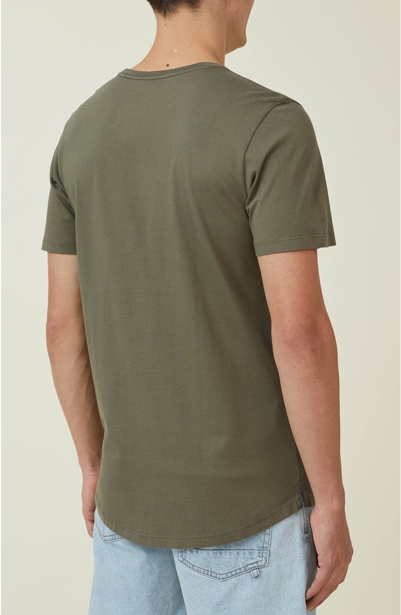 Cotton On Men's Organic Longline T-Shirt, Alternate, color,