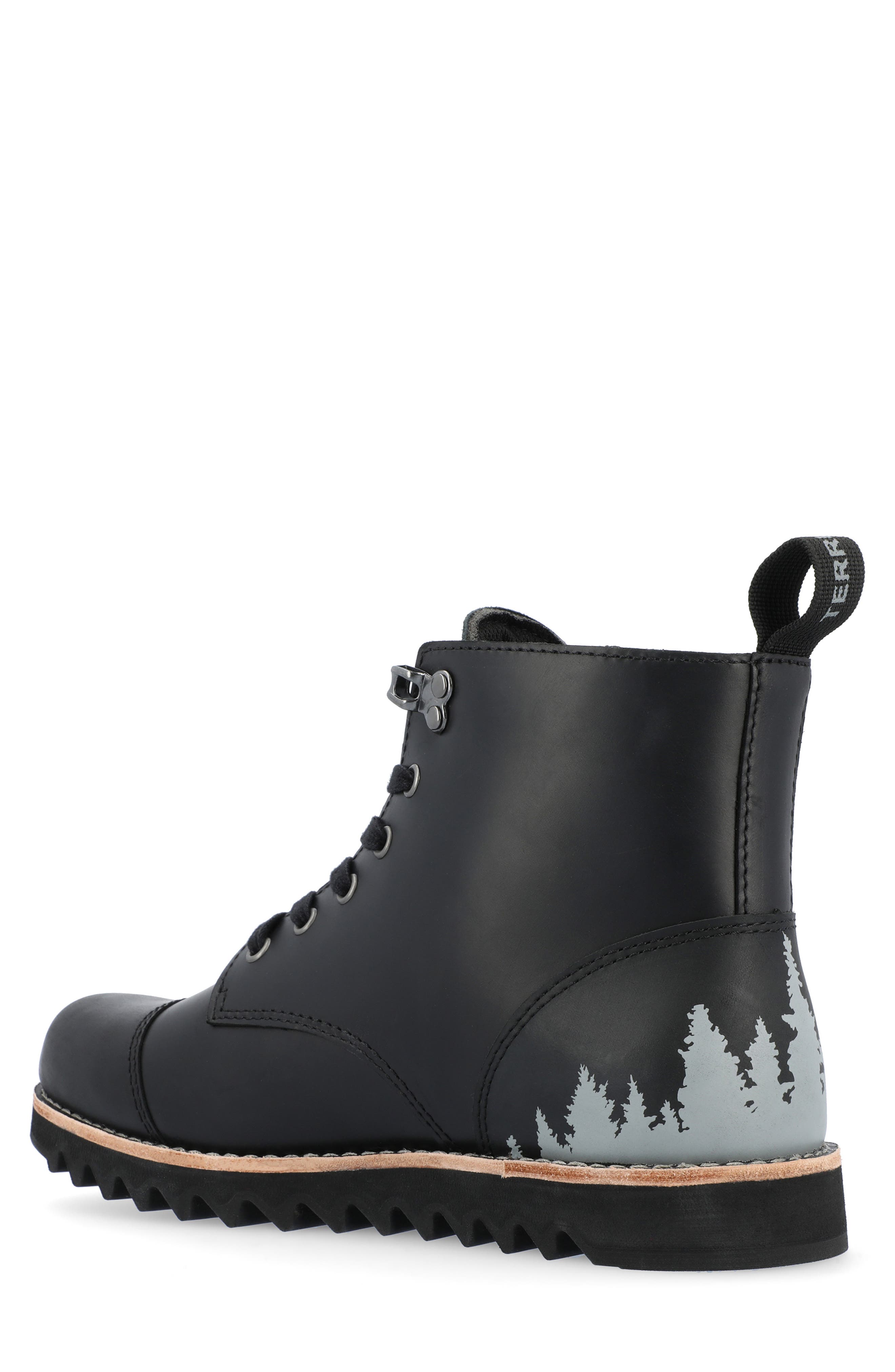 TERRITORY BOOTS Zion Water Resistant Lace-Up Lug Boot - Wide Width, Alternate, color, 
