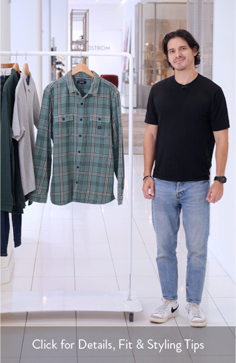 Nordsman Organic Cotton Flannel Button-Up Shirt, sales video thumbnail