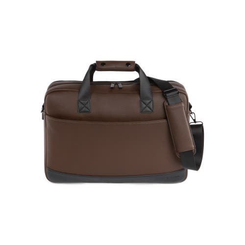 Bugatti Central Briefcase In Brown