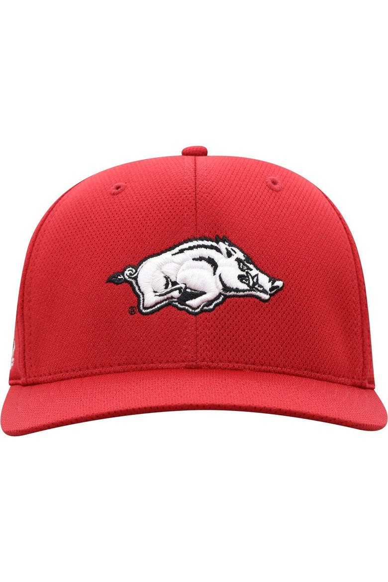 Men's Top of the World Cardinal Arkansas Razorbacks Reflex Logo Flex Hat, Alternate, color, Cardinal