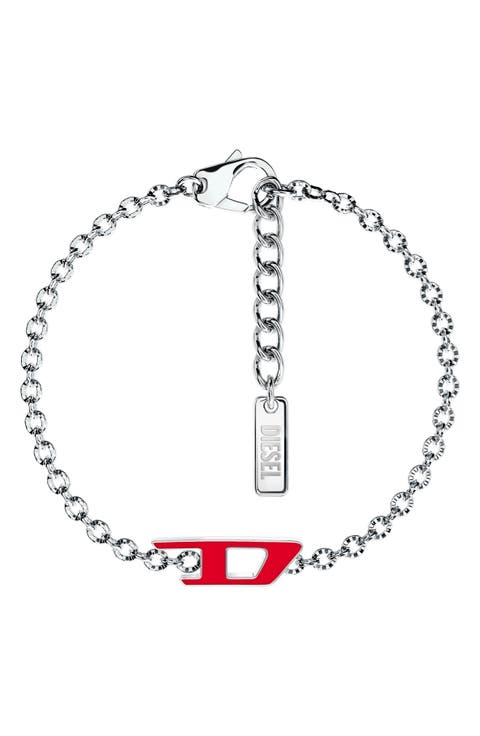 Logo Pendant Bracelet