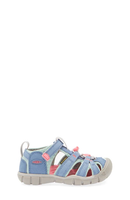 Keen Kids' Seacamp Ii Cnx Water Friendly Sandal In Coronet Blue/hot Pink
