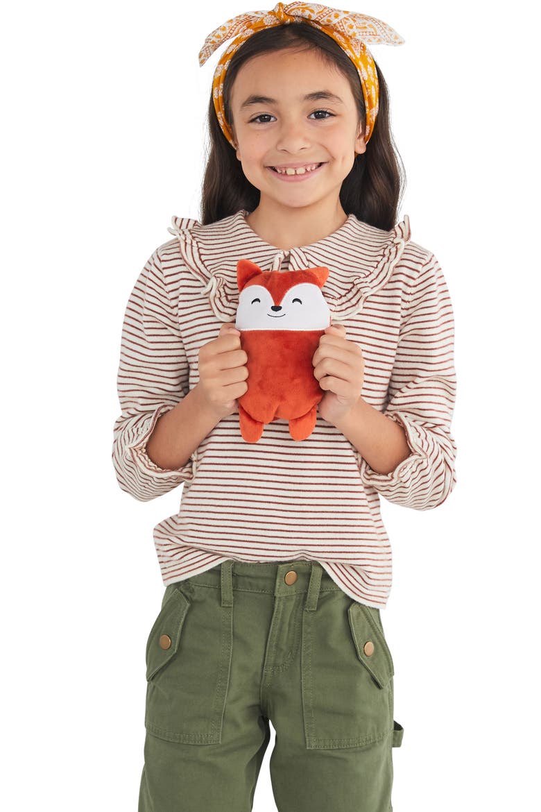 Flynn the Fox 2-in-1 Stuffed Animal T-Shirt, Alternate, color, BURNT ORANGE MARL