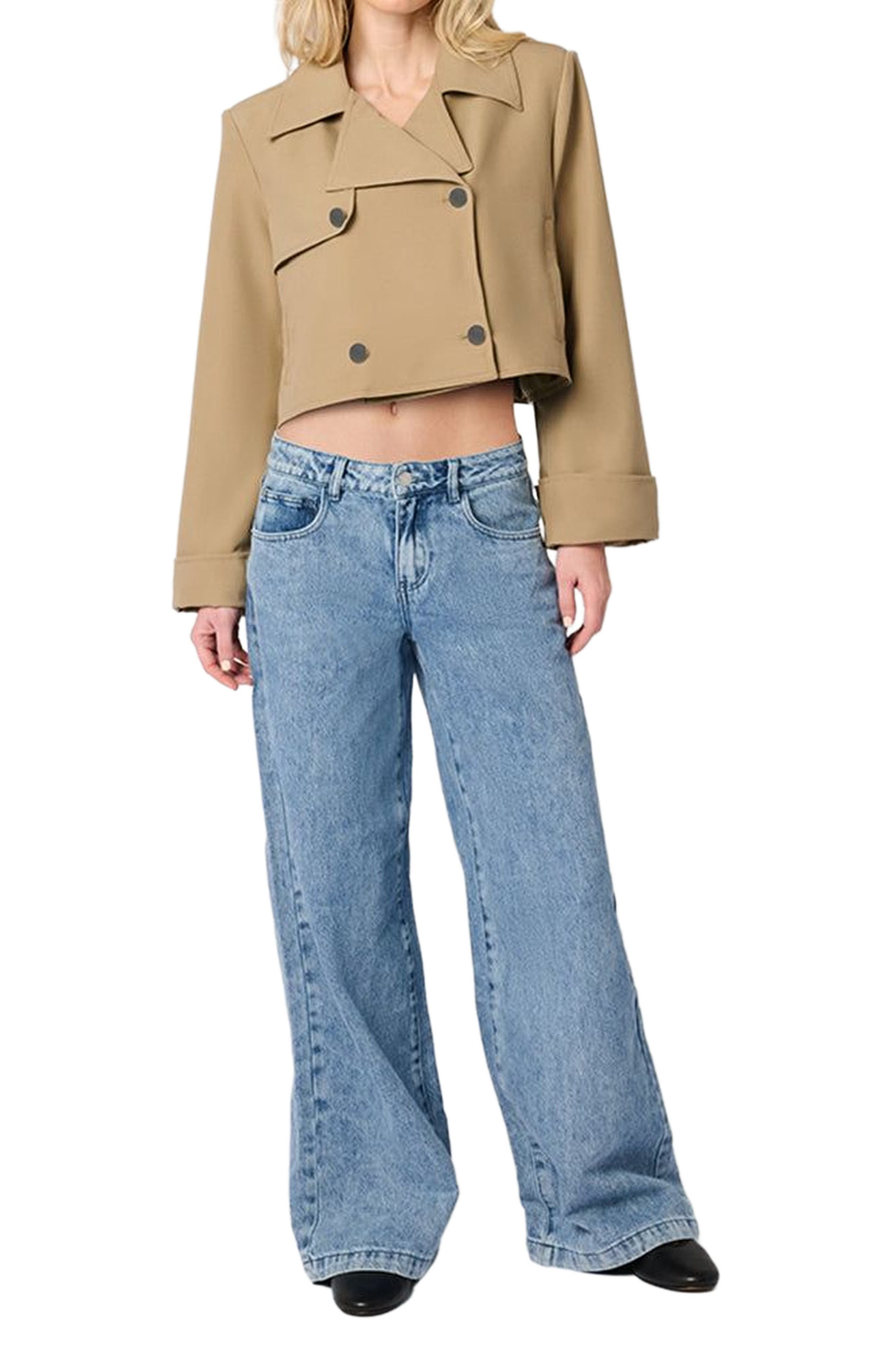 Cropped Trench Coat