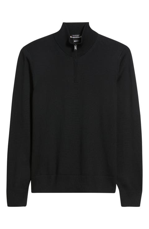 Ebenji Wool Quarter Zip Sweater