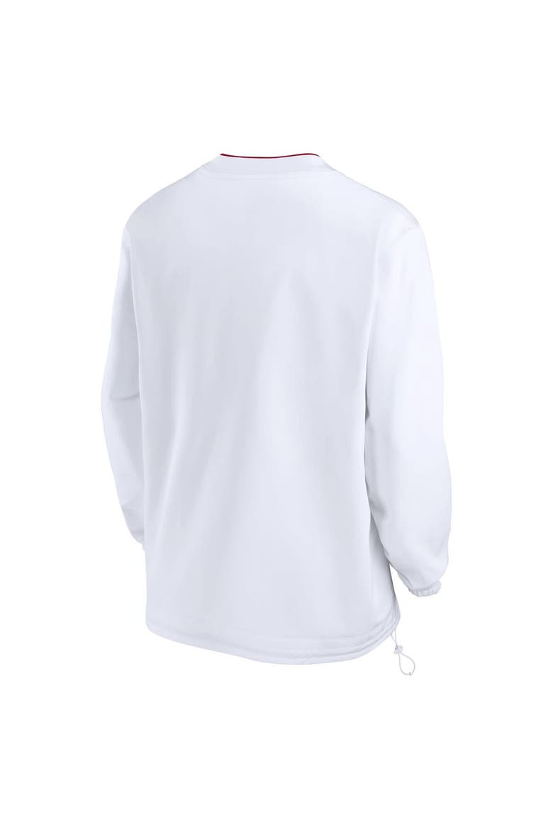 Men's Nike White USC Trojans 2024 Sideline Pullover Windshirt, Alternate, color, White