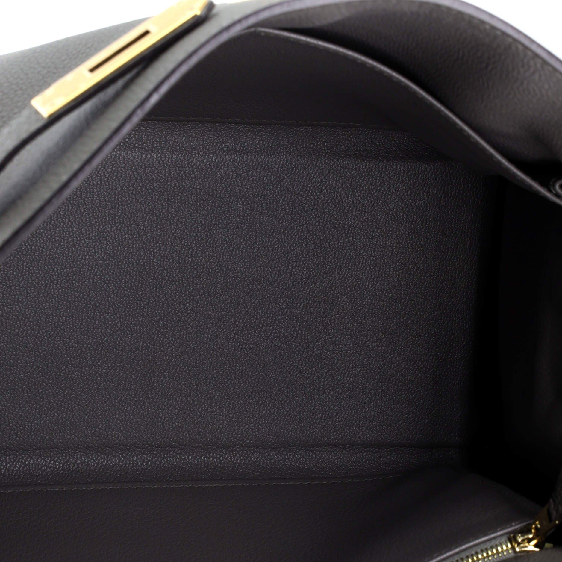 Pre-Owned Hermes Kelly Handbag Grey Togo with Gold Hardware 28, Alternate, color, 