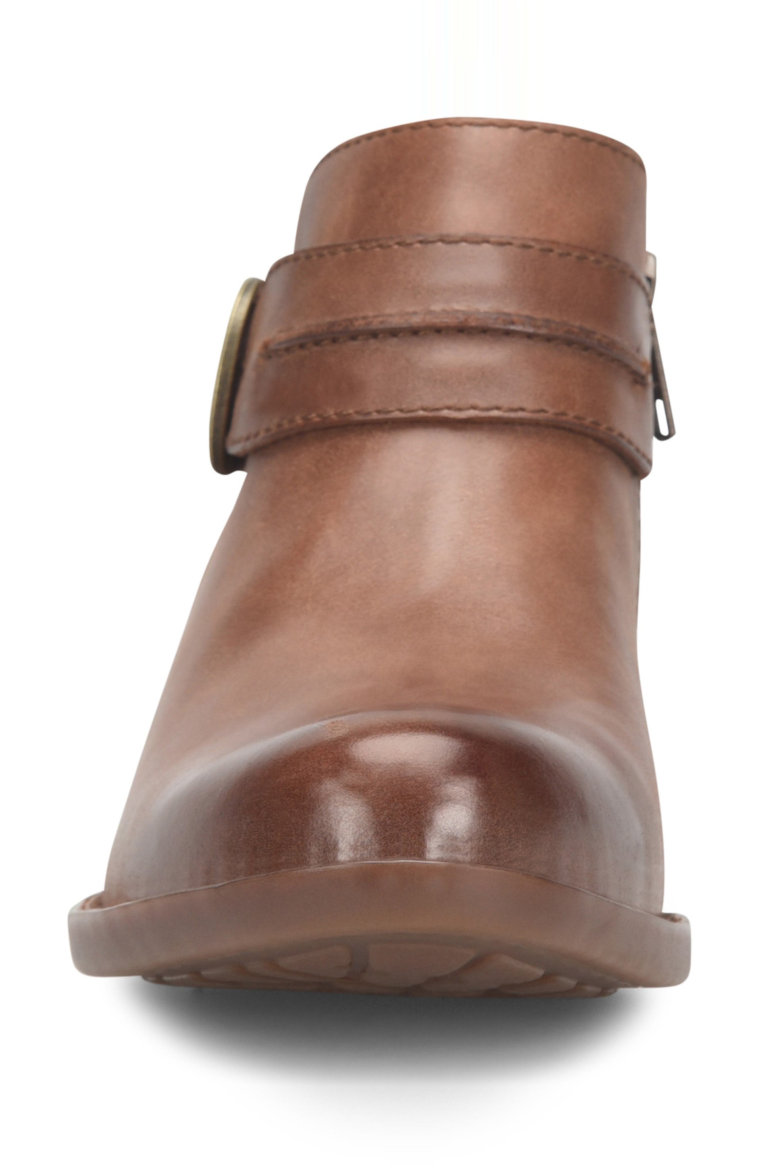 Børn Katie Zip Bootie, Alternate, color, Brown