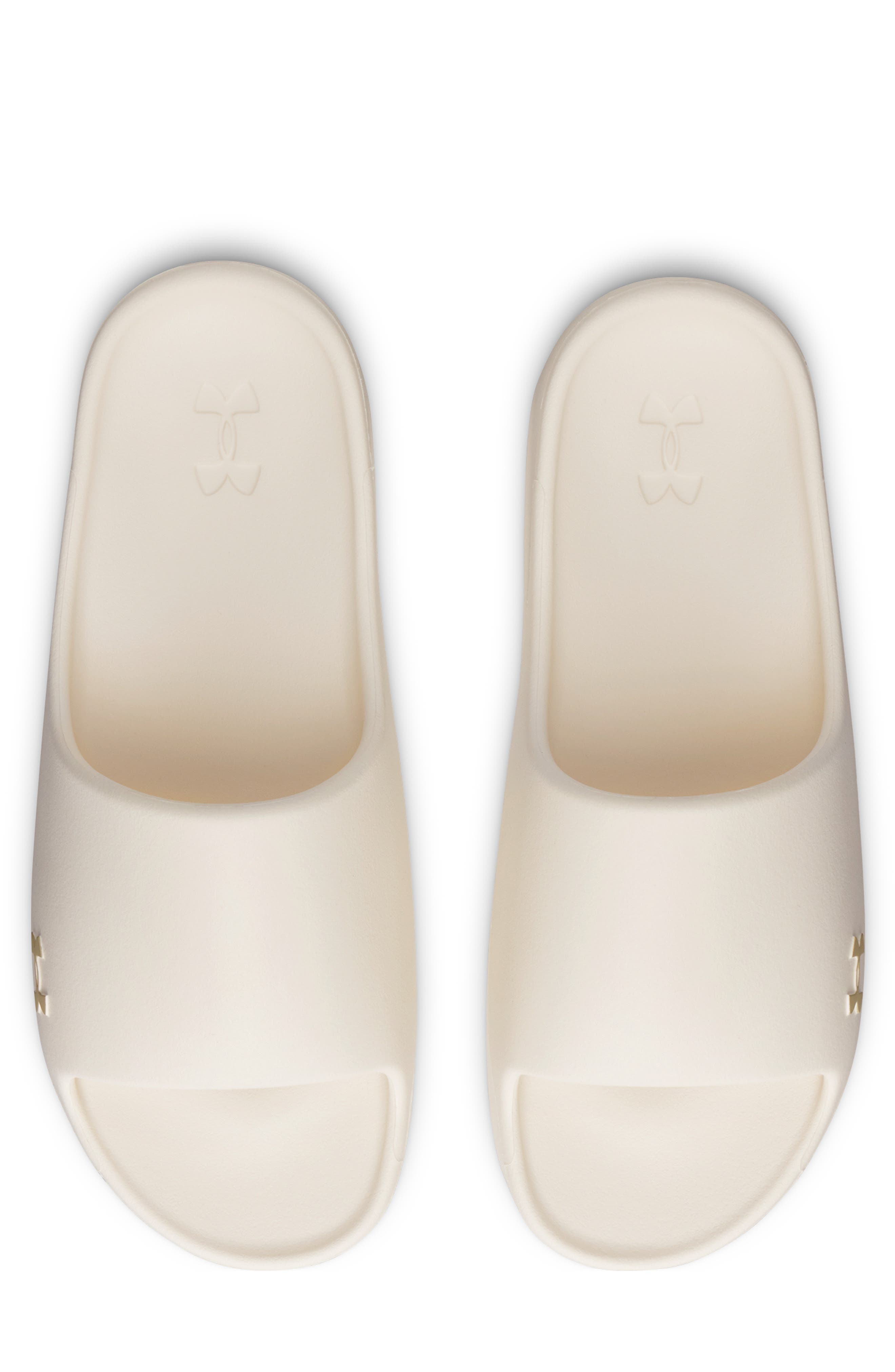 UA Charged+ Slide Sandal, Alternate, color, STONE / STONE / FIELD KHAKI