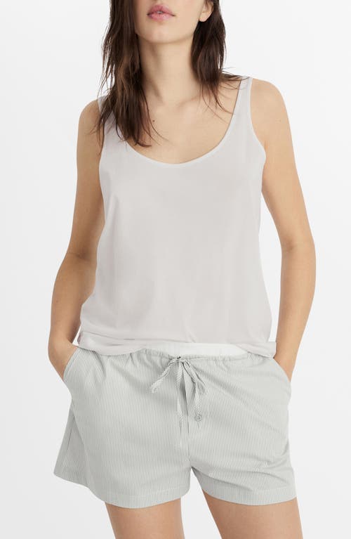 Mango Cotton Lounge Camisole In Gray