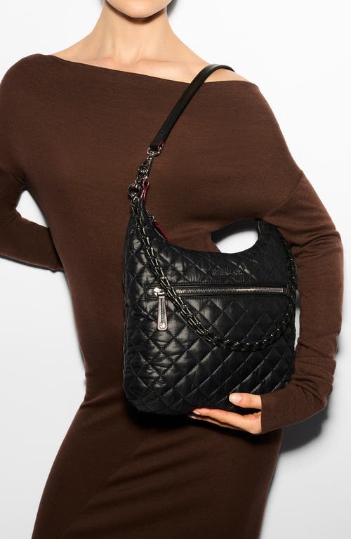 Mz Wallace Crosby Sienna Quilted Nylon Shoulder Bag