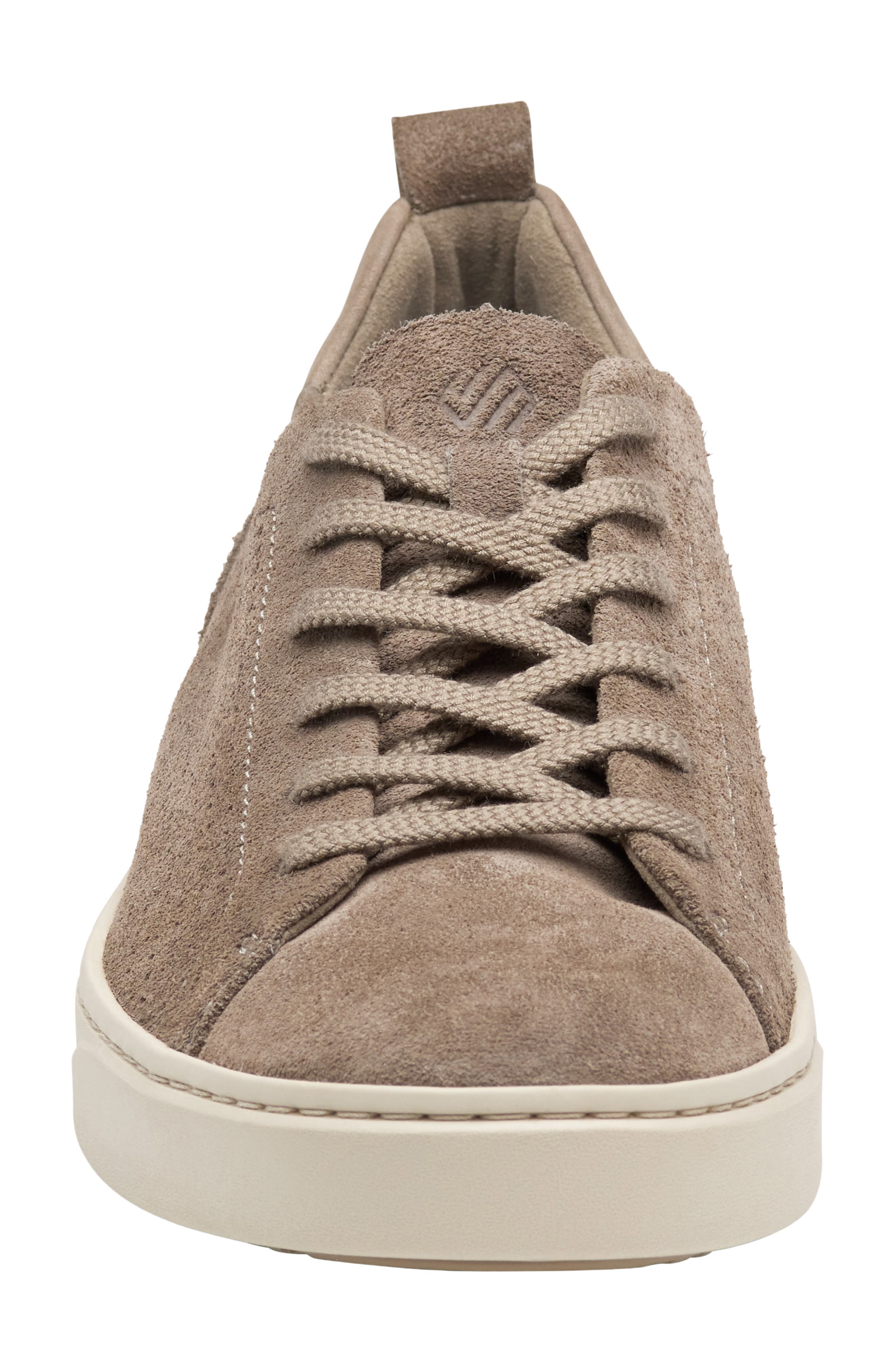 Ollie Low Top Sneaker, Alternate, color, TAUPE WASHABLE SUEDE