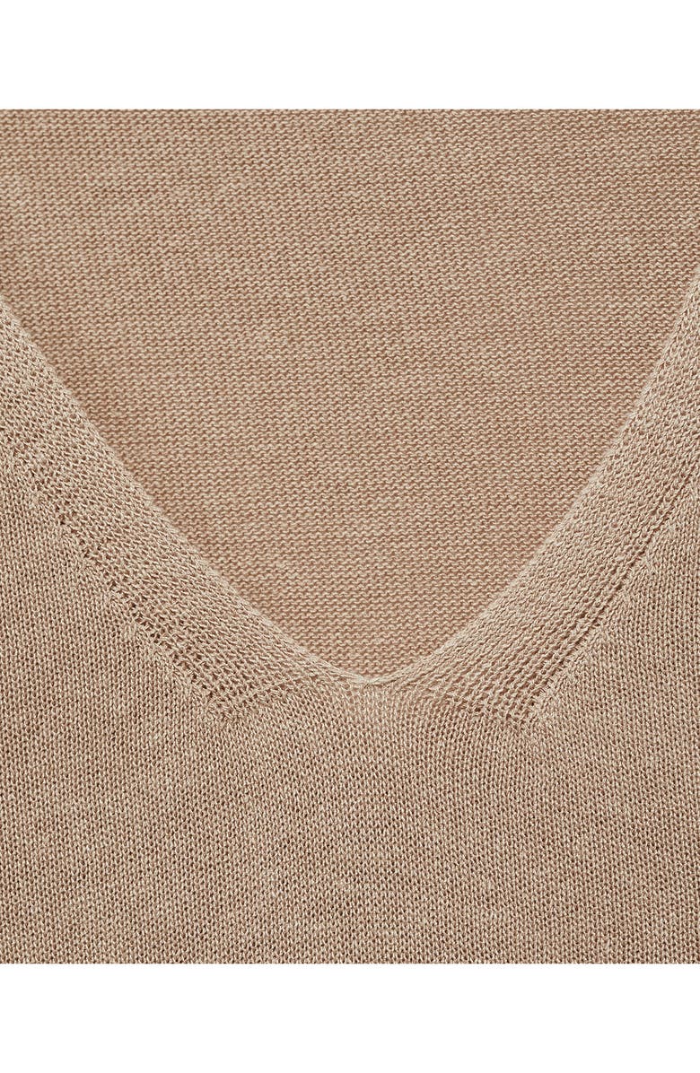 MANGO V-Neck Sweater Vest, Alternate, color, Light/ Pastel Grey