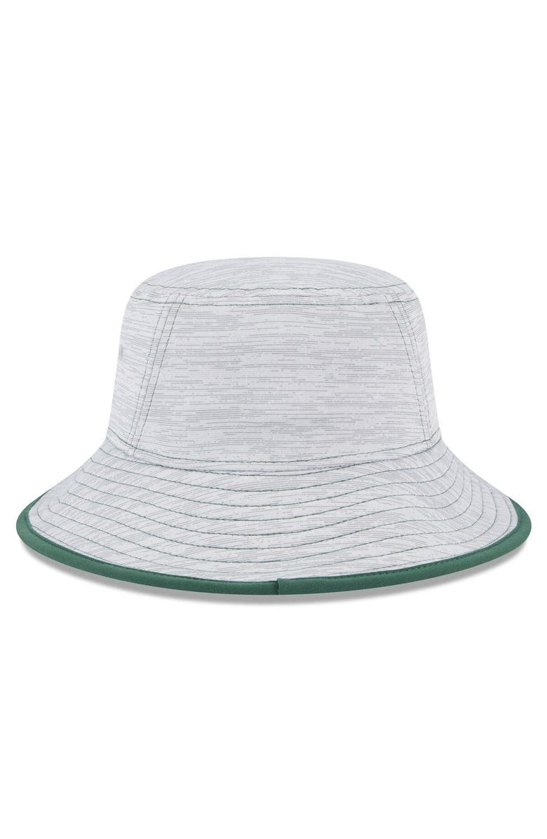 New Era Men's New Era Gray Green Bay Packers Game Bucket Hat, Alternate, color, 