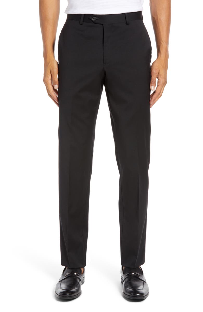 Nordstrom Men's Shop Slim Fit Stretch Wool Trousers, Main, color,