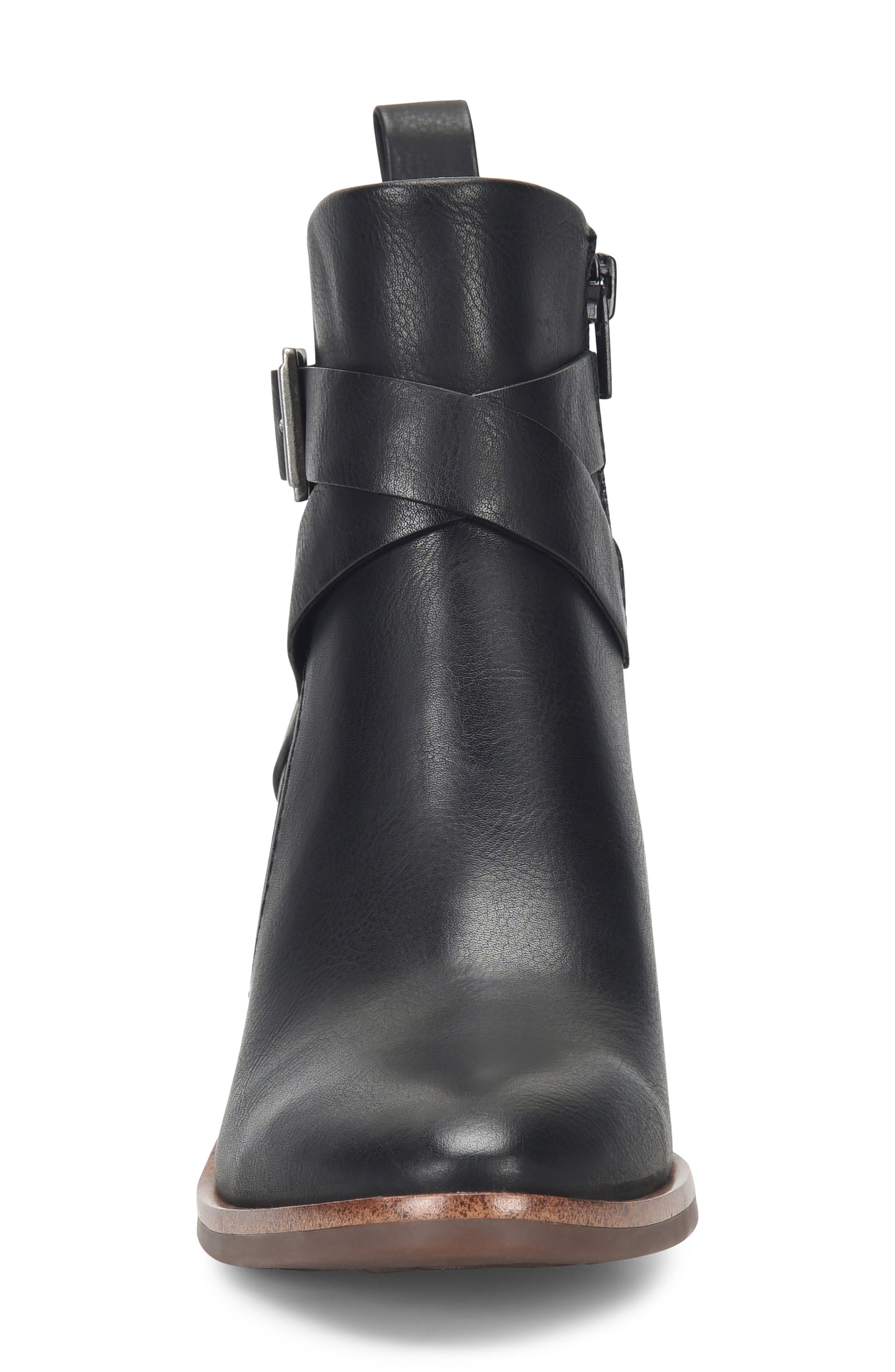 KORKS Shyla Block Heel Bootie, Alternate, color, Black