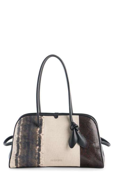 Le Turismo Mixed Media Bowling Bag