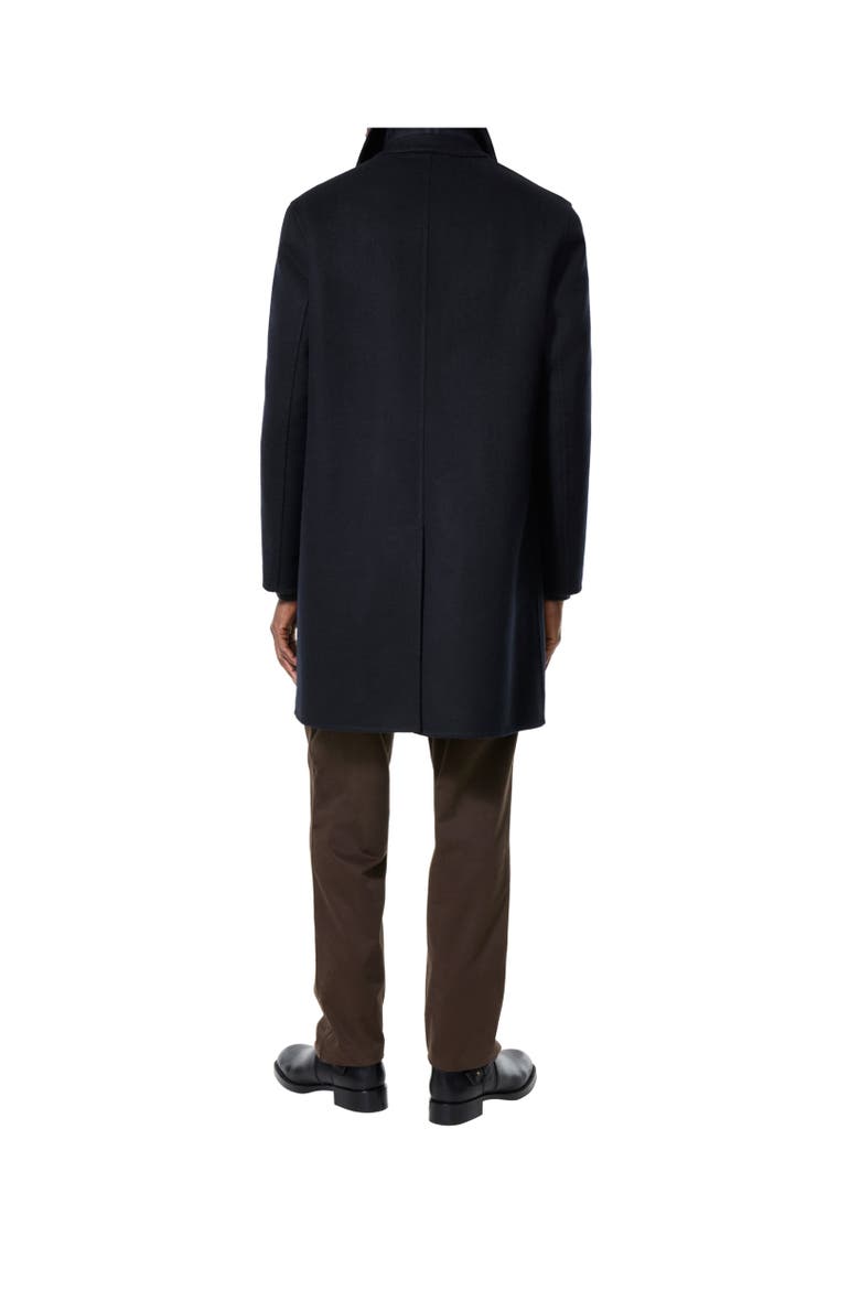 Mid-length Wool Worthing Car Coat, Alternate, color, Navy