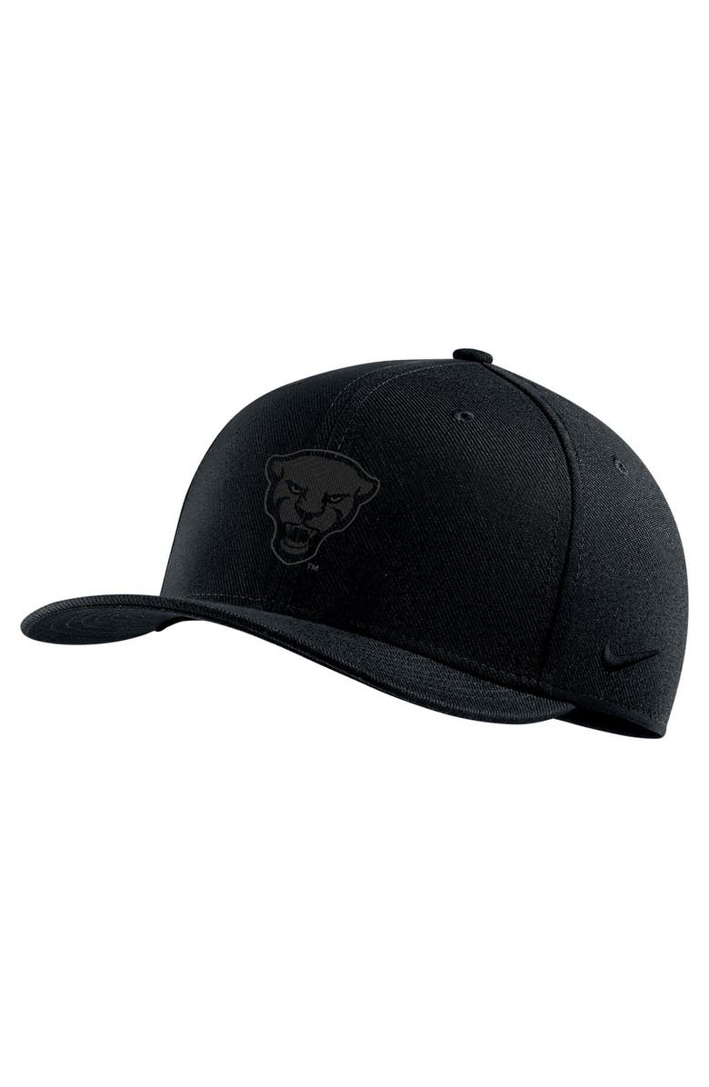 Nike Men's Nike Pitt Panthers Triple Black Classic99 Performance Flex Hat, Alternate, color,