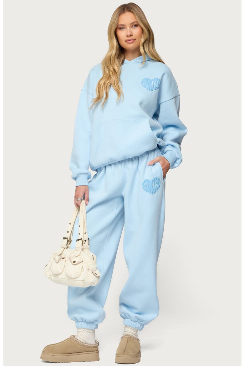 Major Love Logo Sweatpants, Alternate, color, LIGHT-BLUE