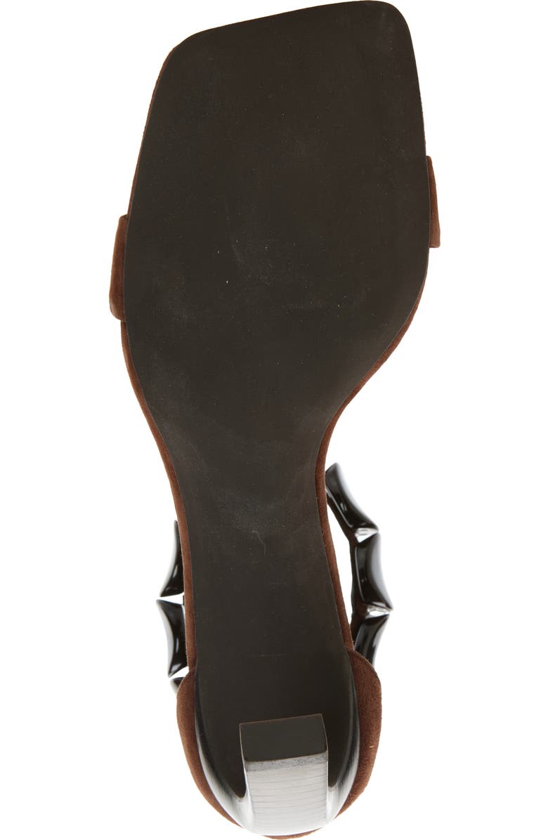 Jeffrey Campbell Palia Ankle Strap Sandal, Alternate, color, Brown Suede Combo