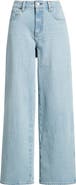 Open Edit Mid Rise Wide Leg Jeans