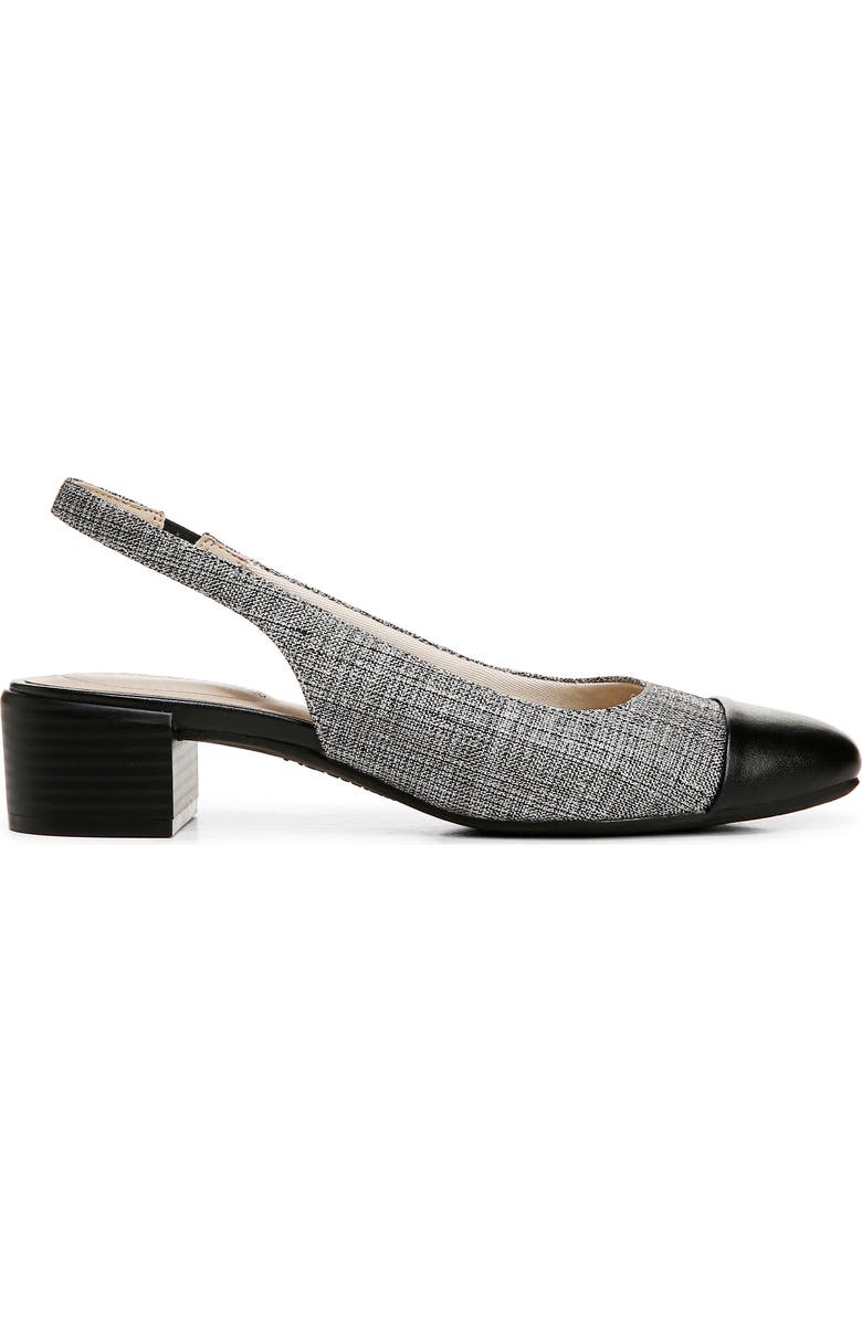 LifeStride Becoming Cap Toe Slingback Pump, Alternate, color,