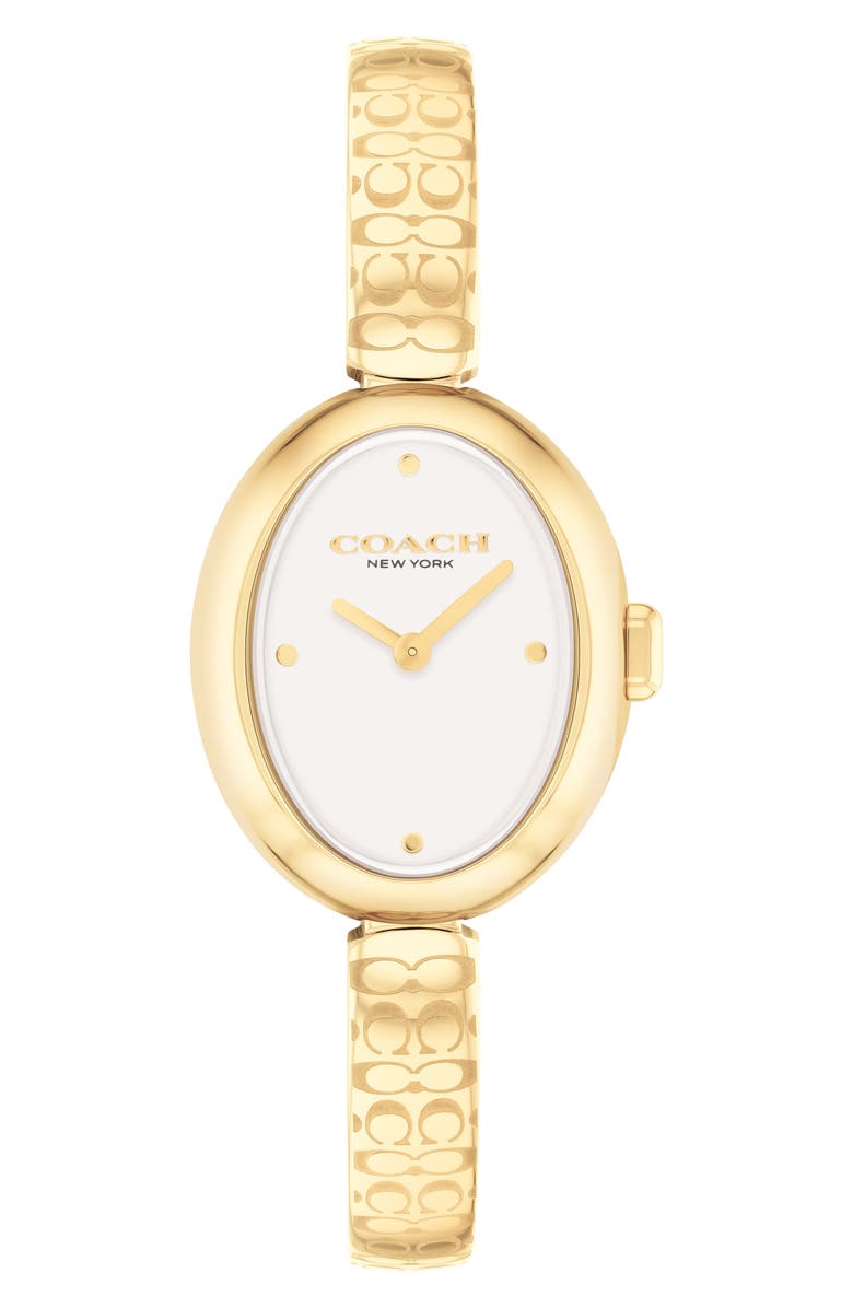 COACH Sammy Bracelet Watch, 22.5mm, Main, color, White