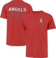 '47 Men's '47 Red Los Angeles Angels Hang Back Franklin T-Shirt