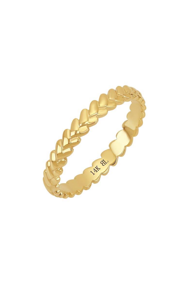 14K Gold Stackable Ring (Nordstrom Exclusive), Main, color, 14K YELLOW GOLD