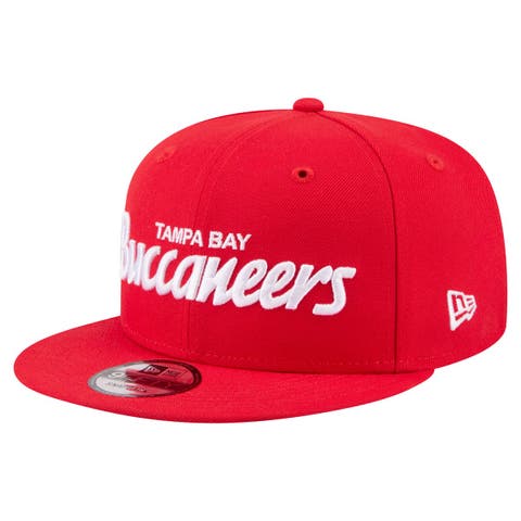 Men's New Era Red Tampa Bay Buccaneers Core Team Script 9FIFTY Snapback Hat