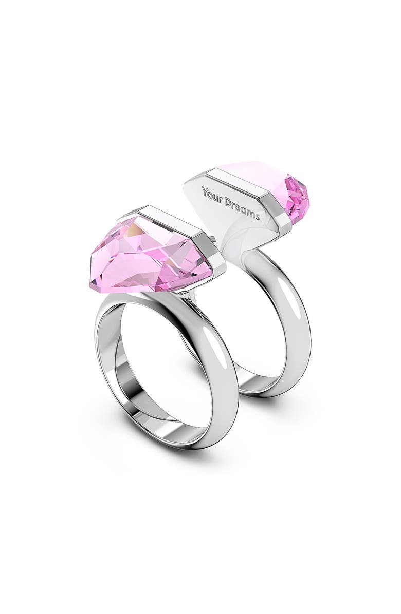 Swarovski Lucent Set of 2 Stacking Rings, Alternate, color,