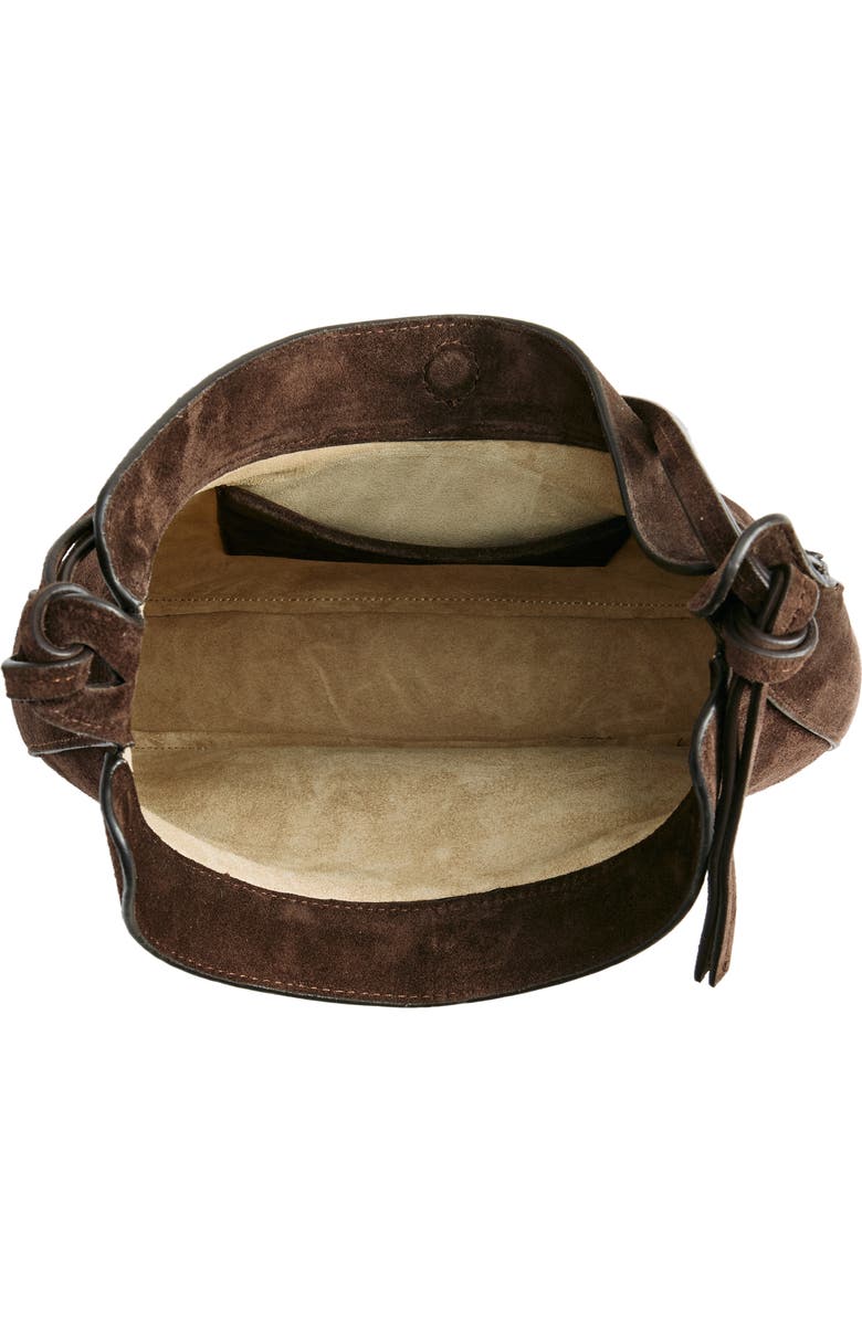 Reformation Medium Rosetta Shoulder Bag, Alternate, color, Boss Suede