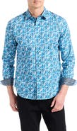 Robert Graham Enzo Geometric Print Button Up Shirt