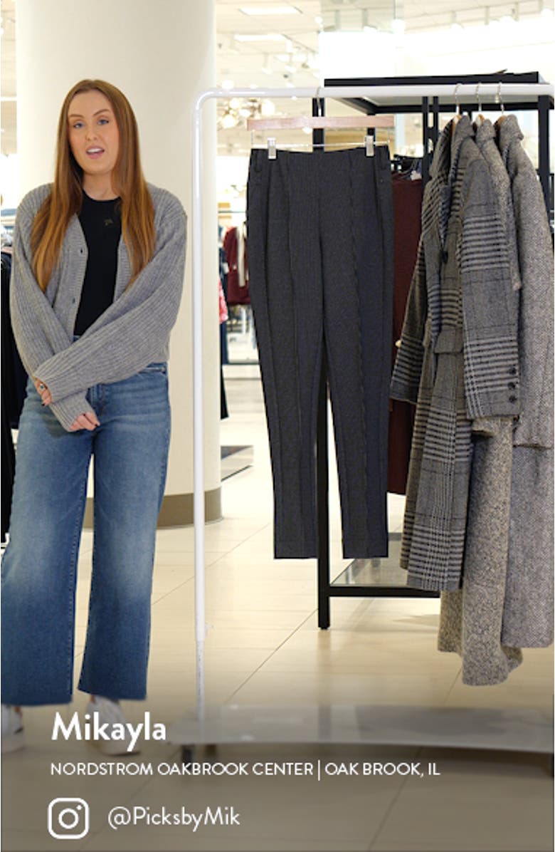 Emma Pinstripe Ponte Pants, sales video thumbnail