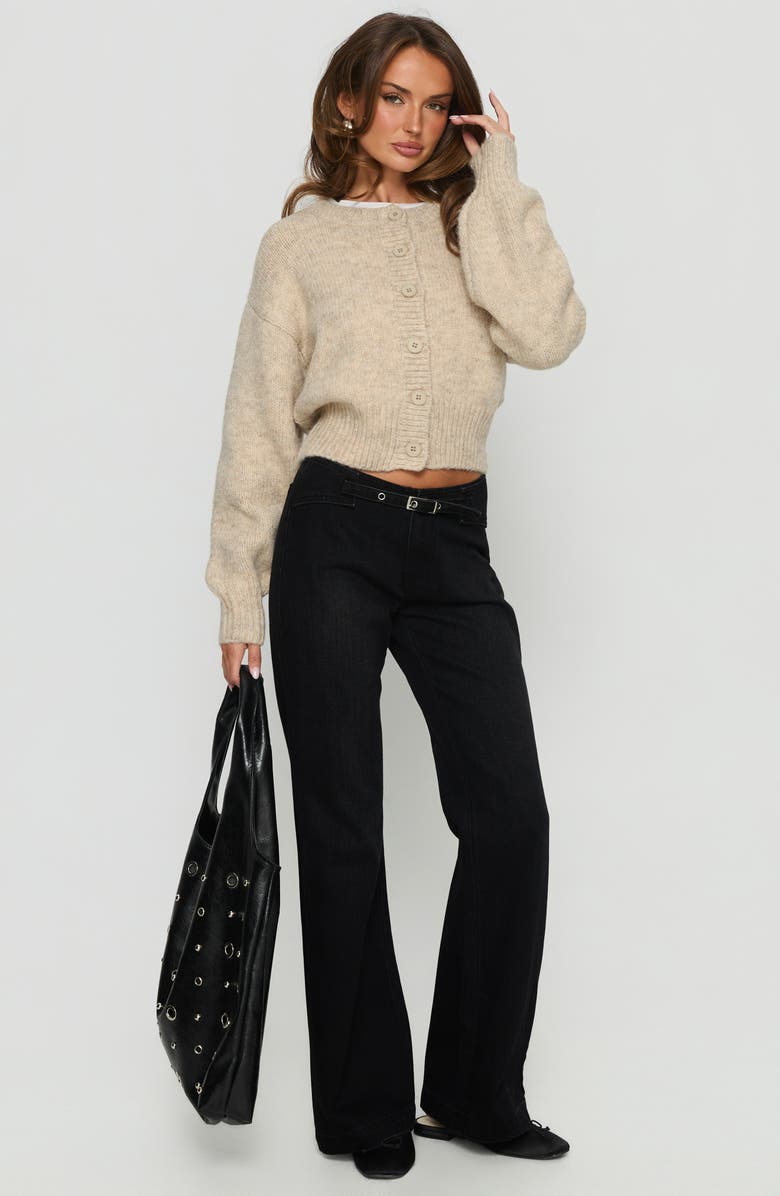 Princess Polly Trevonn Cardigan, Alternate, color, Beige