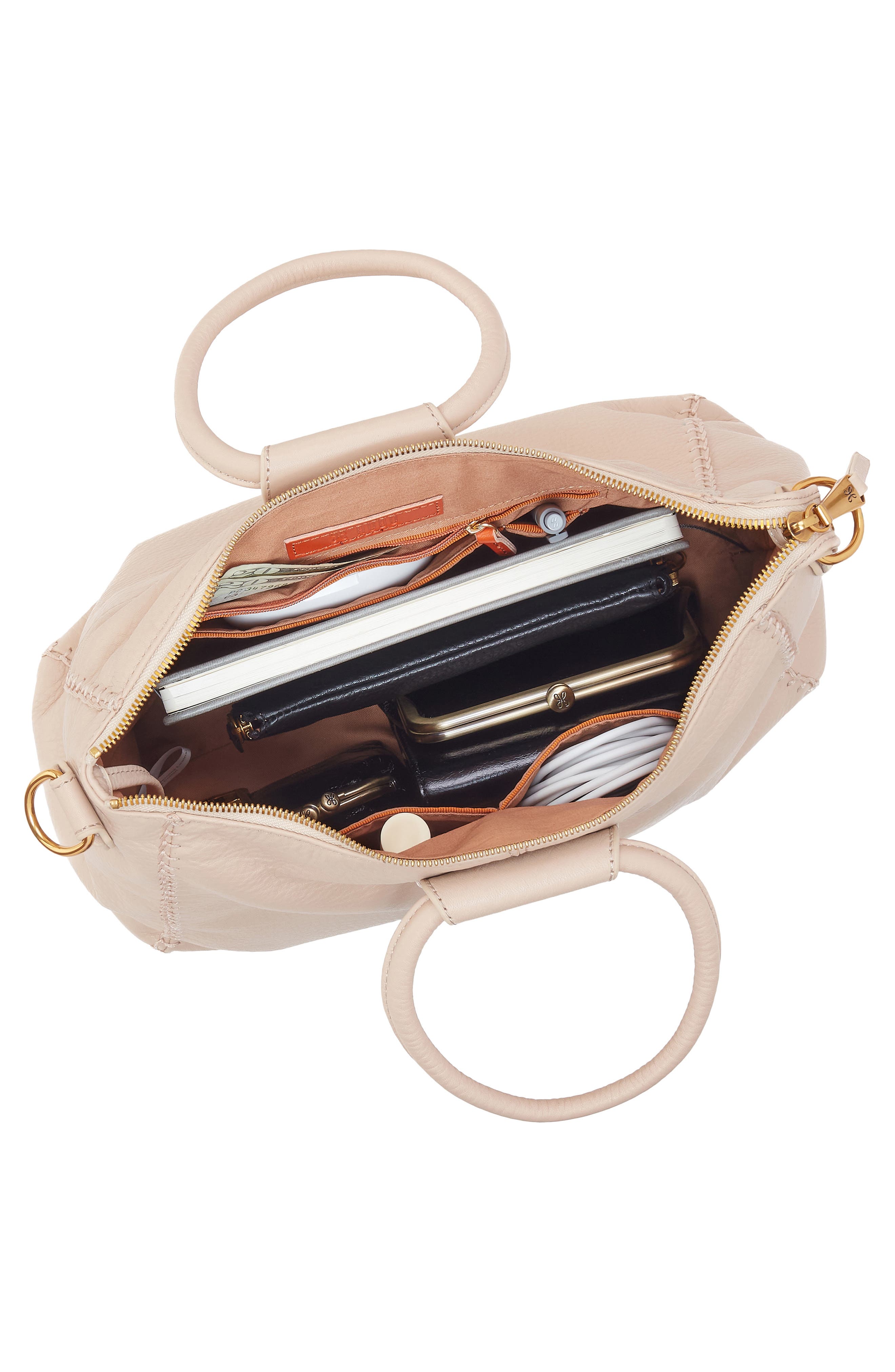 HOBO Medium Sheila Leather Satchel, Alternate, color, Stonewash