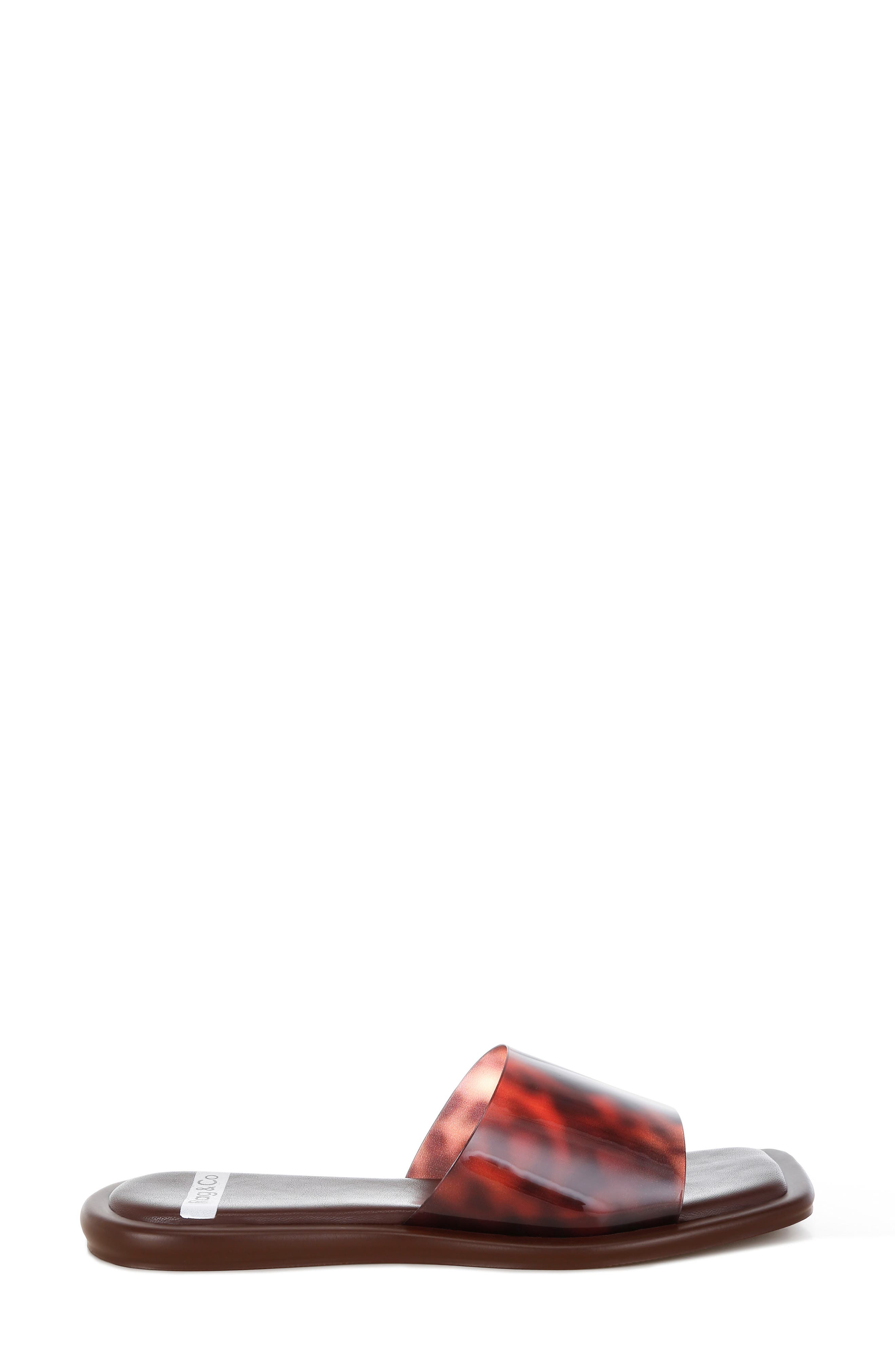 Aponi Slide Sandal, Alternate, color, LEOPARD