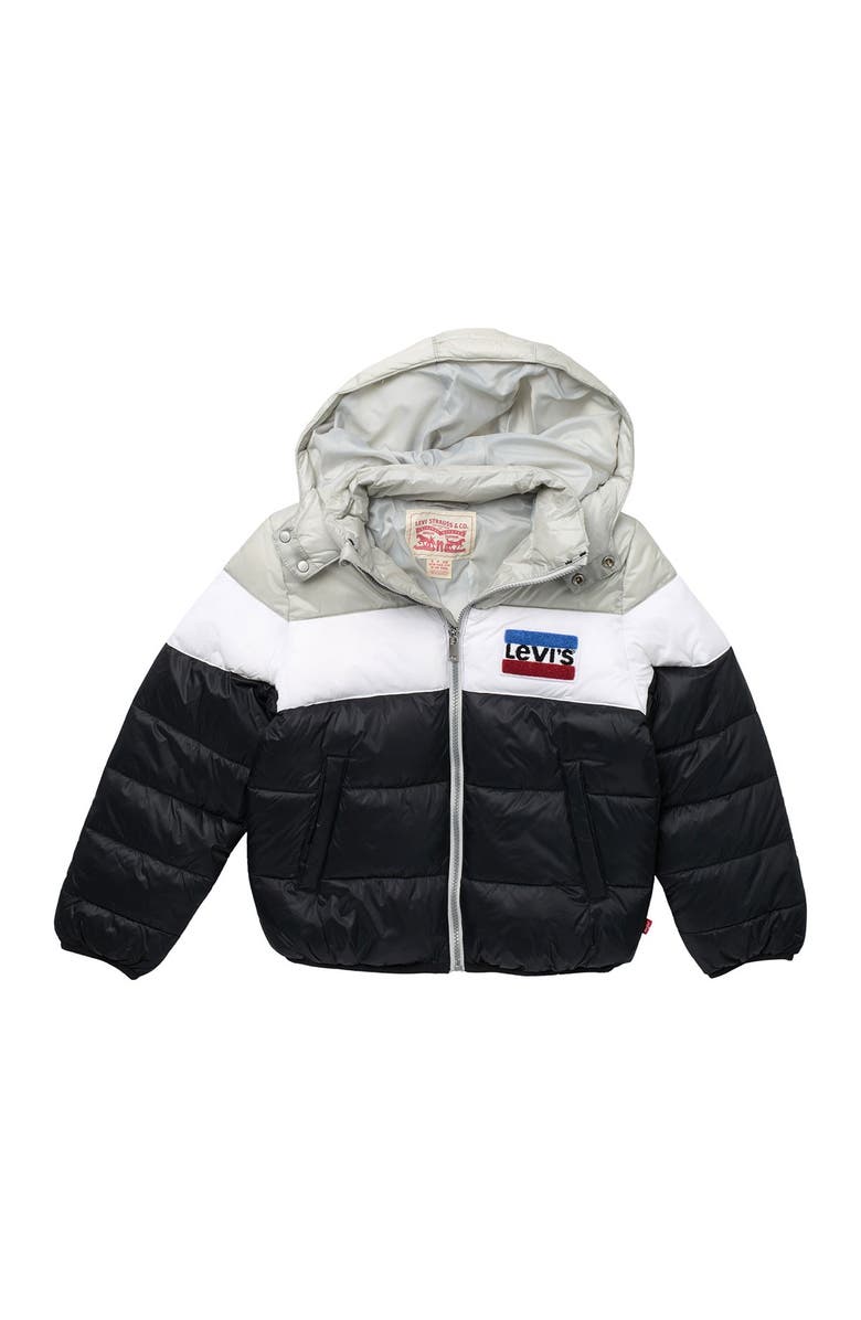 Levi's<sup>®</sup> Chenille Patch Puffer Jacket, Main, color,